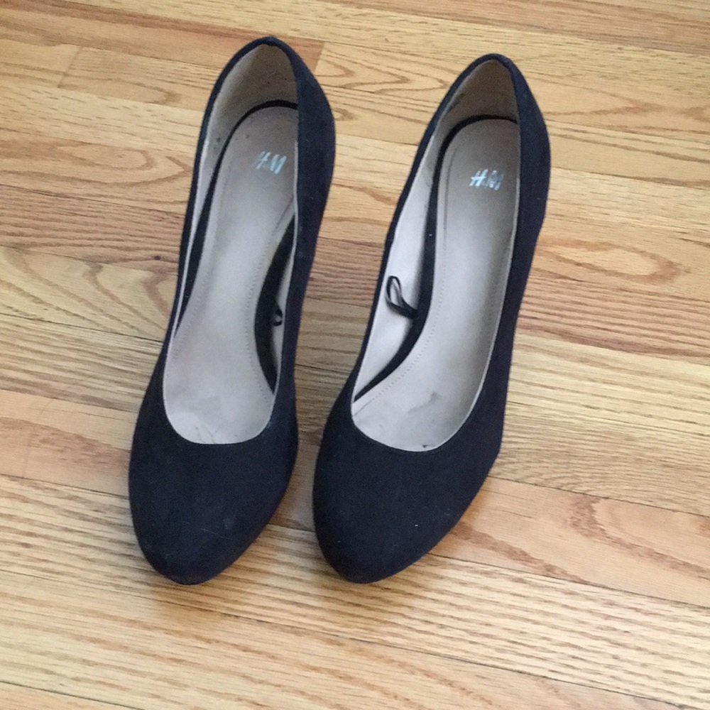Black Velvet Heels